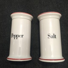 SET Bing Grondahl B & G B&G Copenhagen Spice Jar Pot Lid Container Salt Pepper