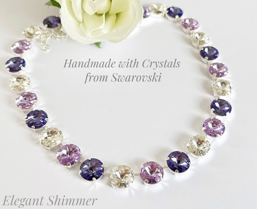 Silver rivière necklace with - necklace,
