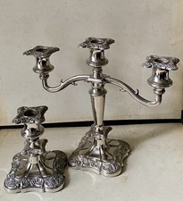 Vtg English Silver Plated