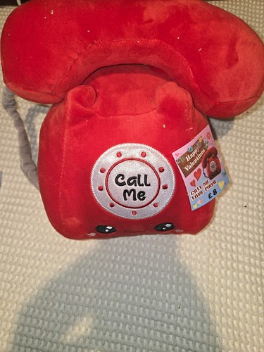 Call love phone red plush - call,