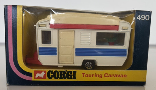 Corgi 490 touring caravan - corgi,