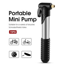 Portable Mini Bike Pump Bicycle Tyre Inflator Hand Pump Schrader Presta Valve UK