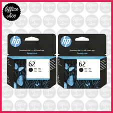 Original HP 62 Black Ink x2