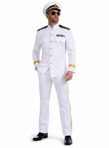 Deluxe white naval officer - deluxe,
