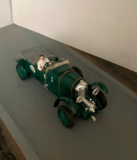 Scalextric Green Bentley C64  original complete needs new pick up spares repair