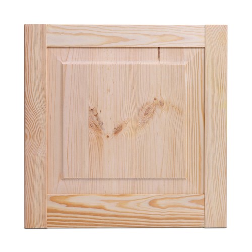 Natural pine wardrobe doors - wardrobe,