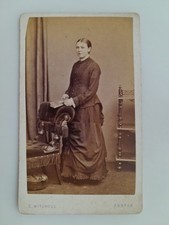 CDV: Beautiful Woman Fashion