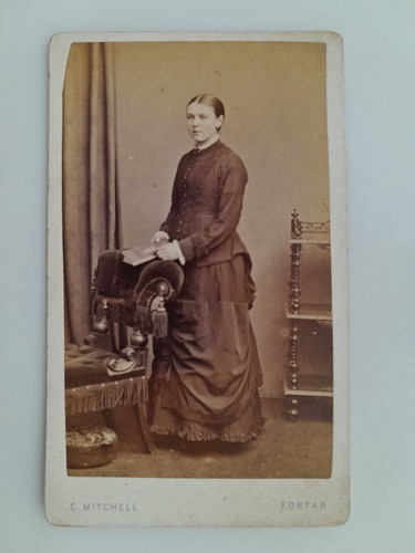 Cdv beautiful woman fashion - cdv:,