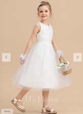 Flower Girl Dress With Bow