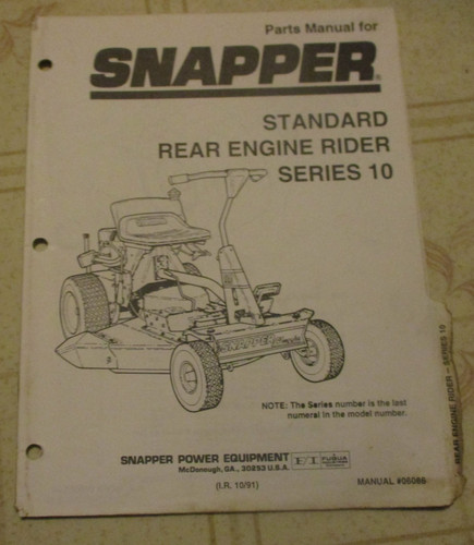 Snapper series rear - snapper, 10