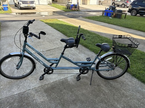 Family tandem bike sun - tandem, bike--sun