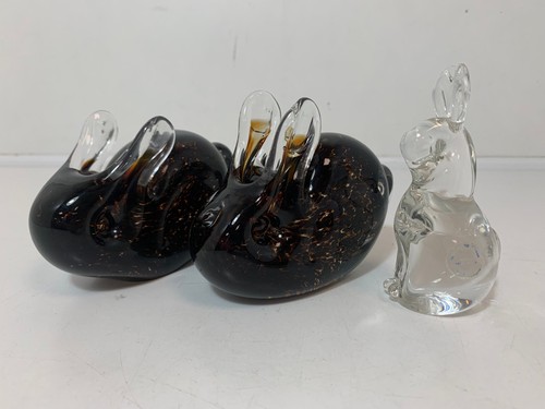Wedgwood glass rabbit - wedgwood,