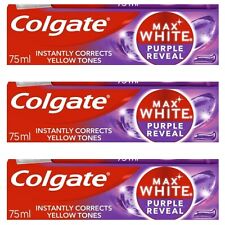 3 x Colgate Max White Purple