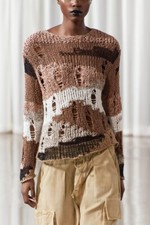 ZARA COLOUR BLOCK LOOSE KNIT