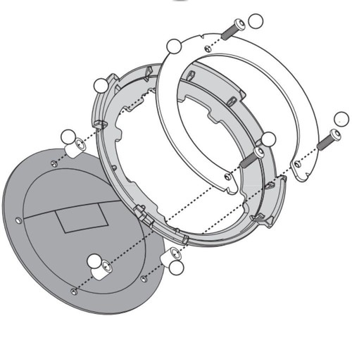Tanklock tank bag flange for - tank,