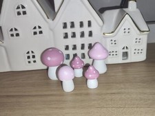 Wooden Toadstools Mushrooms