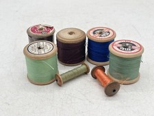 VINTAGE WOODEN COTTON REELS