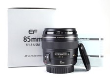 Canon EF 85mm F1.8 Ultrasonic AF USM Prime Lens Refurbished + 12 Month Guarantee