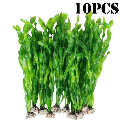 10x artificial aquarium plants - 10x,