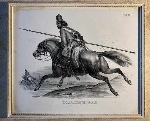 Cossack horse antique 1827 - cossack,