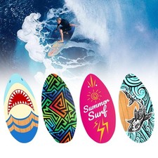Skimboard Beach Sand Board Shallow Water Stand up Water Ski Surfboard Wooden