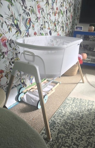 Nested glide bedside crib - nested, n