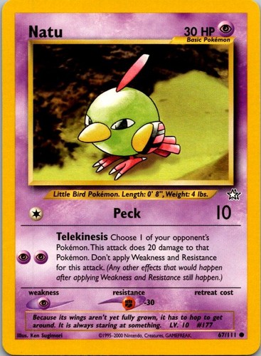 Natu common neo genesis - natu,