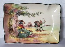 VINTAGE ROYAL DOULTON UNDER THE GREENWOOD TREE "ROBIN HOOD" PIN DISH