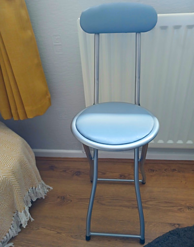 Silver metal bar - metal, stool