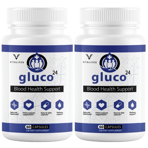 Gluco24 blood sugar - (2, pack)