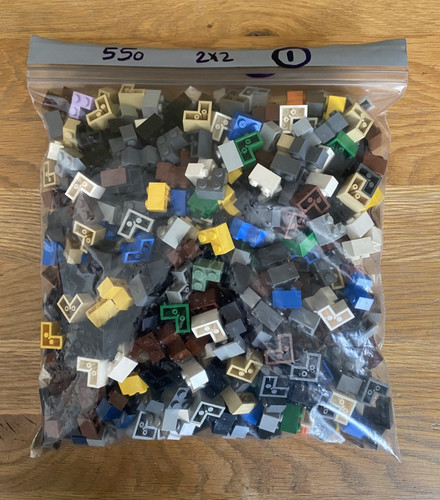 Lego bricks 550x 2x2 corner - bricks,