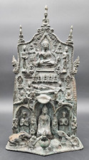 Old Thai Bronze Buddhist Altar