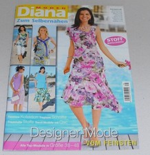 Diana Moden * DIY Sewing * Cut Sheet Unused