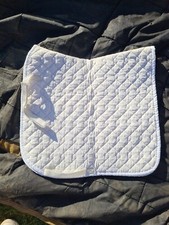 Eskadron WHITE Dressage saddle pad Cloth Numnah Large