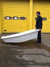 Fibreglass Pram Dinghy Boat ROLLER Rowing 2 m 6' 8" Row Tender Inc Launch Wheel