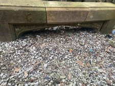 1900s-1920s Tudor Arch Vintage Limestone Fire Surround 