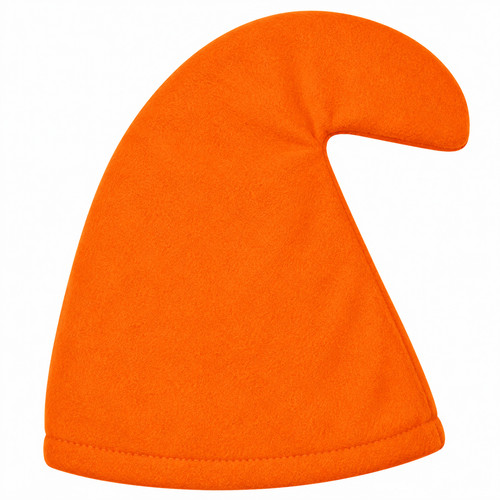 Orange hat garden gnome - hat,