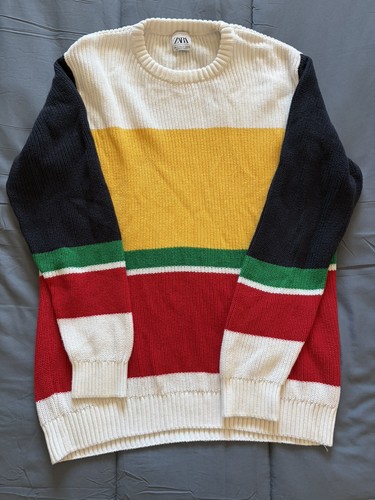 Zara mens crew - neck, sweater