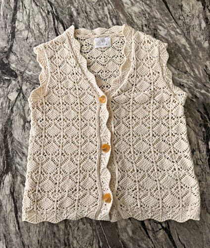 Zara girls beige crochet - zara,