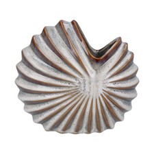 Natural Stoneware Spiral Shell