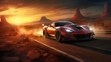 Red Chevrolet Corvette ZR1 Car