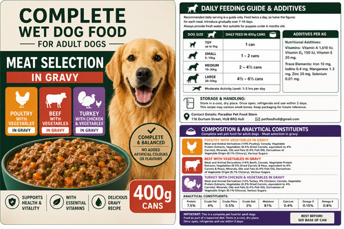 Adult wet dog food meat - dog,