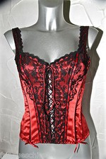 Luxurious Silk Lace Red Black