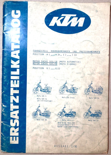Spare parts list catalog ktm - parts,