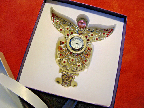 Angel miniature clock