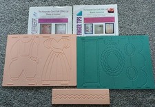3 X Keepsake Card Crafts Double-Sided Embossing Boards - Good Condition 