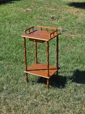 Vintage Oak Finish Telephone