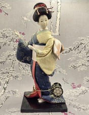 Japanese Geisha Doll in Gilded