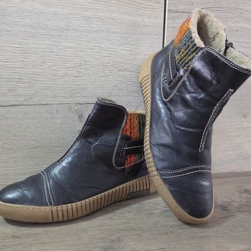 Josef seibel navy leather - seibel,