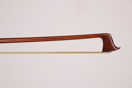 Silver mounted violin bow
